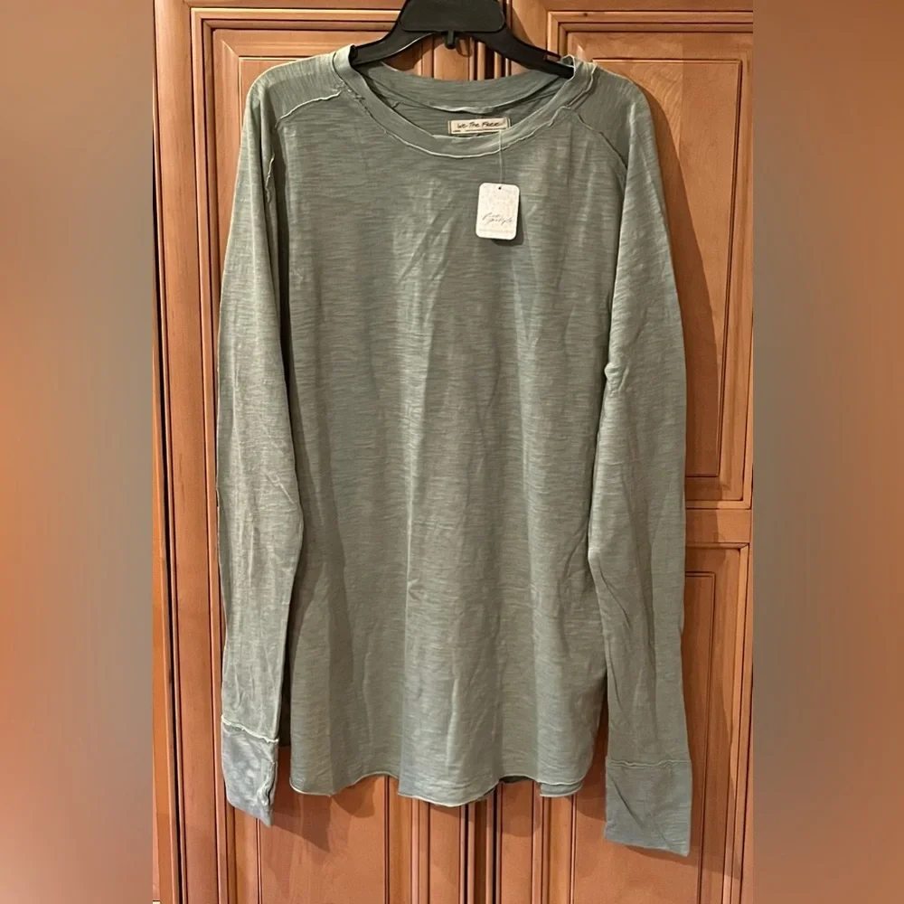 NWT Free People Arden Long Sleeve Tee